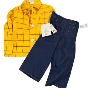 Disney Woody Costume - Yellow and Blue